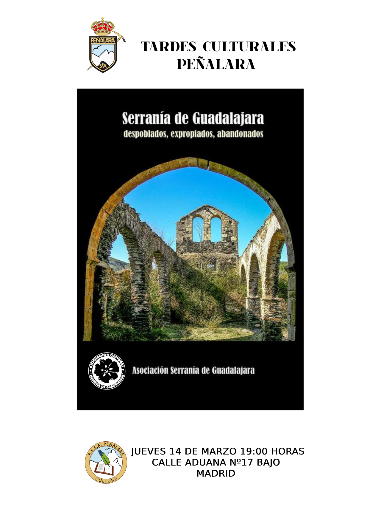 Conferencia-Proyección-Coloquio Despoblados de la Serranía de Guadalajara