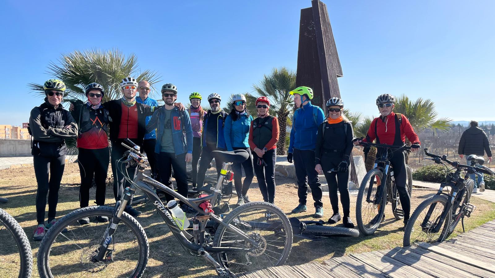 SALIDA DE BTT POR LOS PARQUES DE MADRID