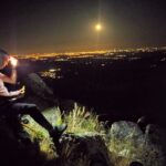 Excursionismo: Saludo a la Luna Llena en Cabeza Líjar (Madrid).